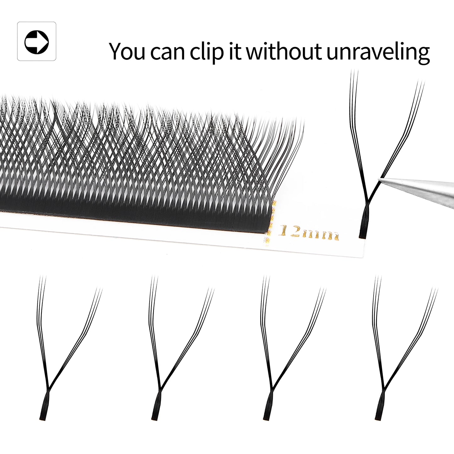 Verhoog je schoonheid met XIUSUZAKI W-vormige voorgemaakte fan wimperextensions - 2D tot 8D natuurlijke look individuele wimpers voor vlekkeloze glamour!