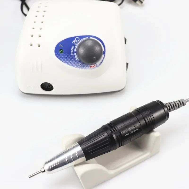 Krachtige 210 Pro IV Nagelboor - 65W, 45000 RPM Elektrische Snijders voor Professionele Manicure en Nagelpolijsten