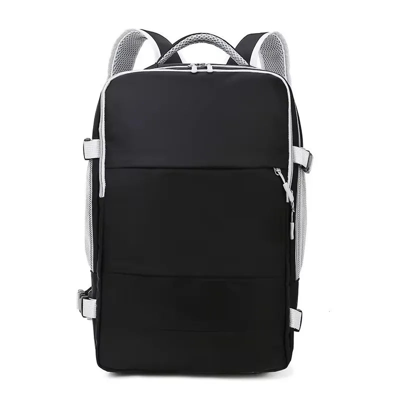 Stijlvolle en Veilige Vrouwen Reisrugzak - Ruim, Waterdicht, Diefstalbestendig Ontwerp met Bagagestrap voor Laptops en Meer!