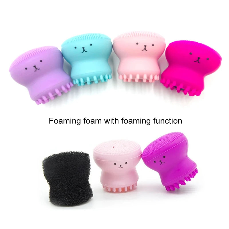 Mini Silicone Gezichtsreinigingsborstel - Jouw Ultieme Tool voor Diepe Porenverzorging en Exfoliatie voor een Stralende Huid!