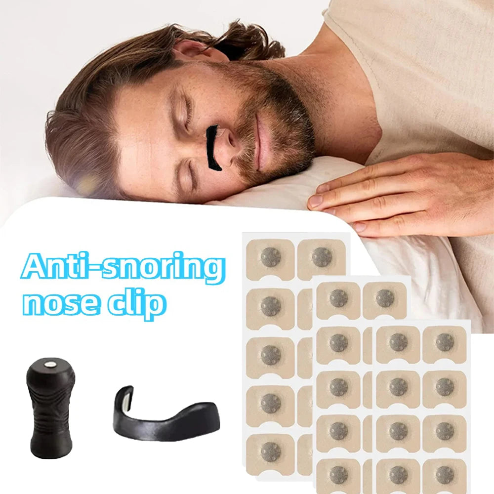 Ultimate Anti-Snoringsneusclipkit - Verbeter Uw Ademhaling en Slaapkwaliteit met Magnetische Dilatators voor Sport en Rustige Nachten