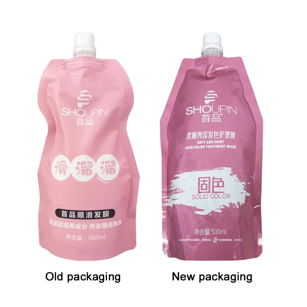 Revitaliseer je haar: 30/500ml Professionele Keratine Haarmasker voor 5-seconde Schadeherstel - Tem Frizz, Bereik Zachtheid, Glans & Diepe Hydratatie!