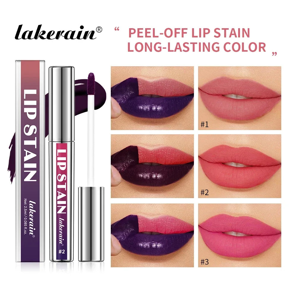 Stralende Roze Peel Off Lippenstain - Langdurig, Waterproof en Transfer Proof voor Moeiteloze Dagelijkse Draagtijd! Perfecte Cosmetische Oplossing voor Vrouwen!
