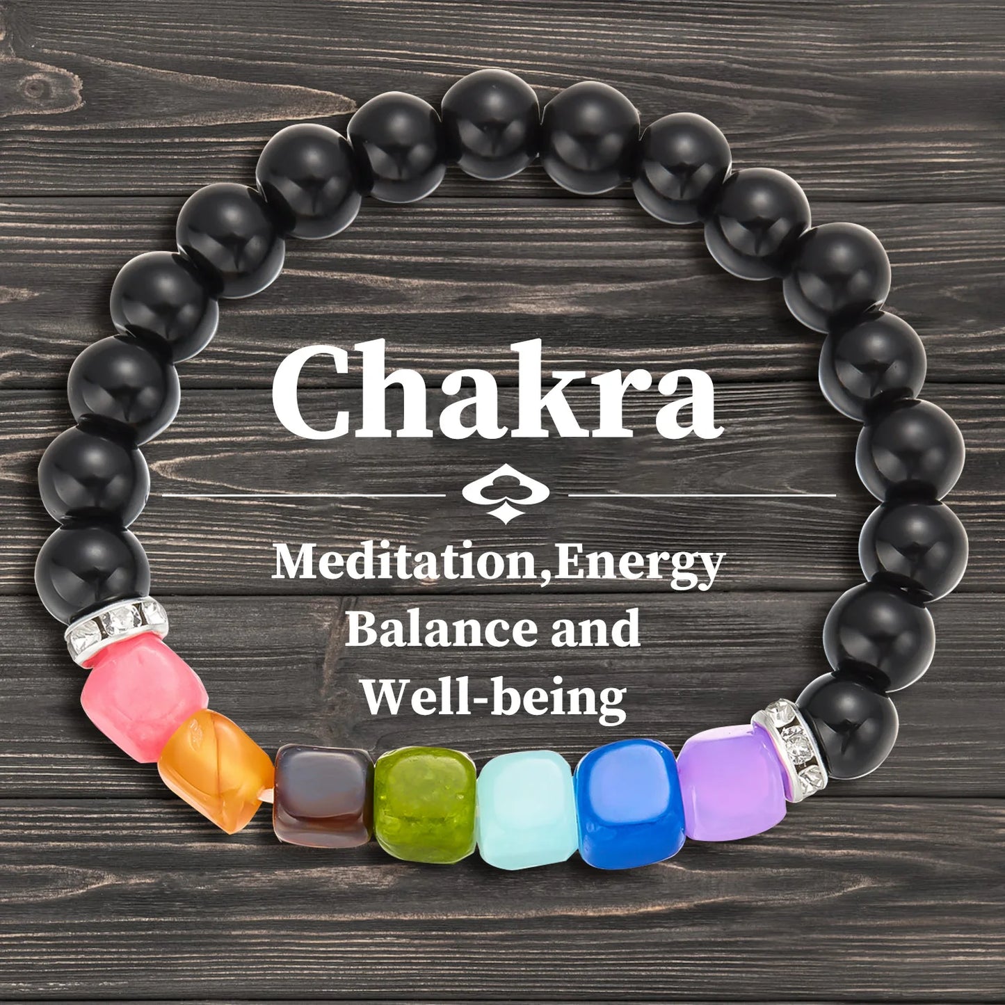 Charmante Natuurlijke Steen Chakra Armbanden voor Mannen en Vrouwen - Jouw Geluksenergie en Bescherming Companion, Perfect voor Meditatie en Vriendschaps Cadeaus!
