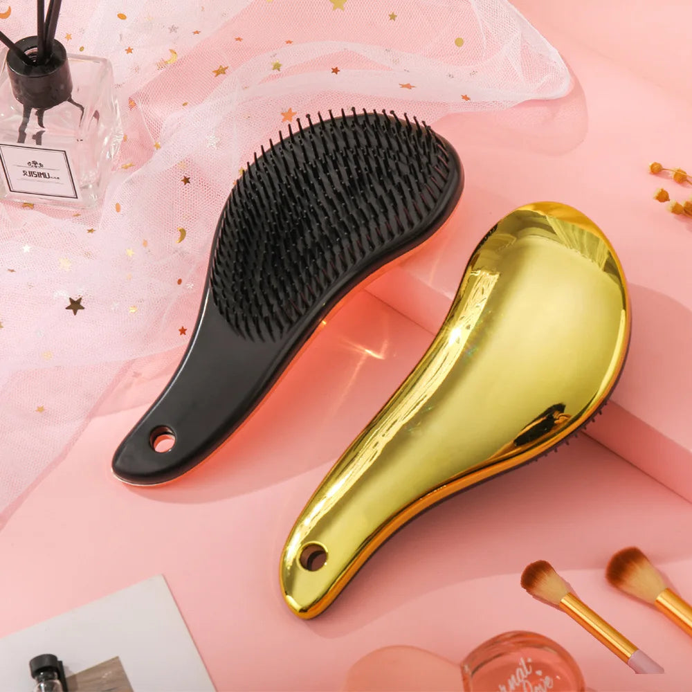 Revitaliseer je haar met onze anti-statische luchtkussen-massageborstel - Perfect voor klittenvrije styling!