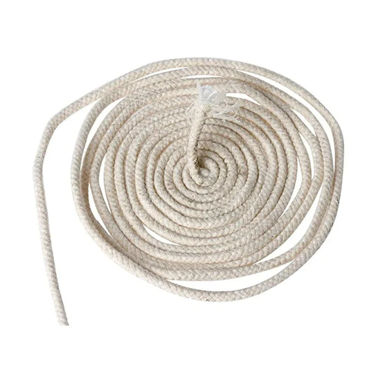 Cotton Candle Wick Roll Round Woven Wick 2mm to 8mm DIY Candle Making Oil Lamp and Wax Candle Supplies