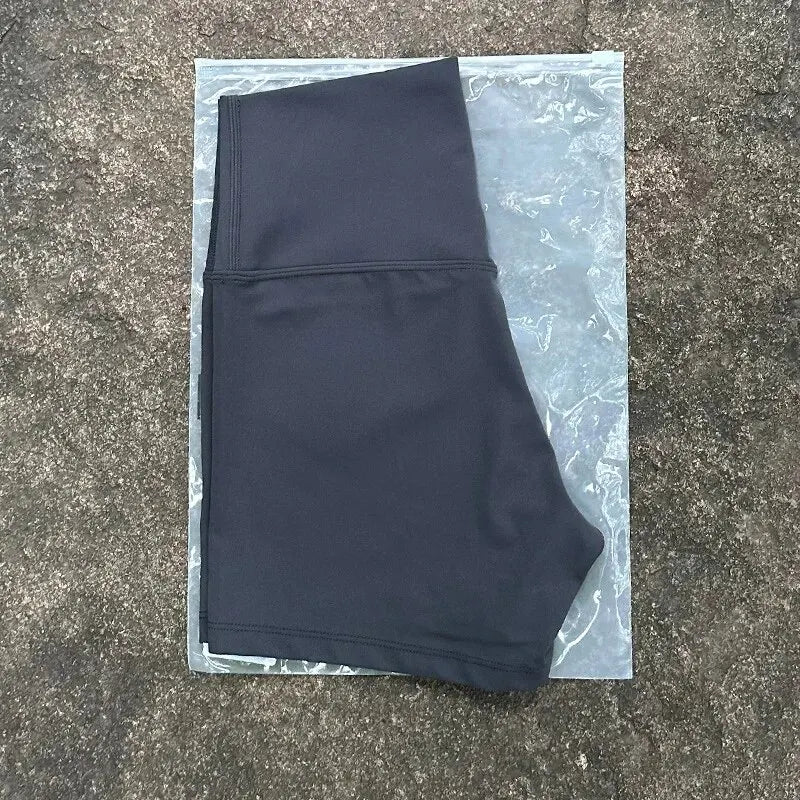 Stijlvolle Hoge Taille Sport Shorts voor Vrouwen - Sneldrogende Fitness Leggings voor Zomertrainingen en Actieve Avonturen!