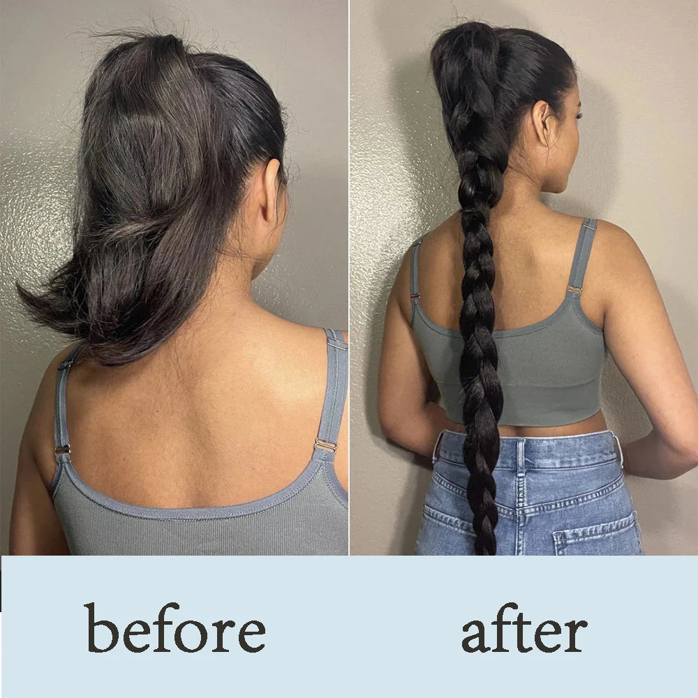 Luxe 24-Inch Synthetische Lange Twist Vlecht Paardestaart Extensions met Rubberband - Perfect voor Dagelijkse Styling en Boksliefhebbers