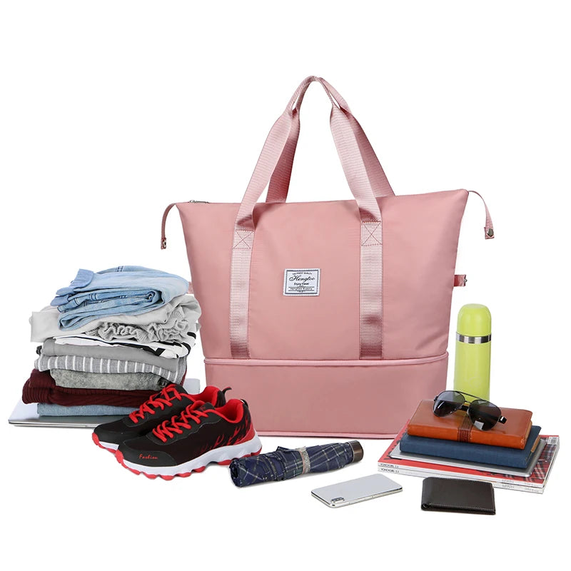 Dames Nylon Evolutionair Handtas - Groot Opbergvolume, Ideaal voor Vrijetijd, Reizen en Fitnessactiviteiten, Waterdicht en Praktisch