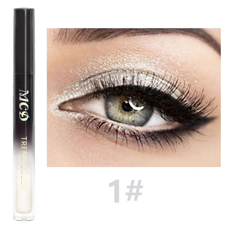Glamoureuze 13-kleur Waterdichte Vloeibare Oogschaduw Palette - Hoge Glans, Langhoudend en Vlekbestendige Make-up voor Indrukwekkende Looks