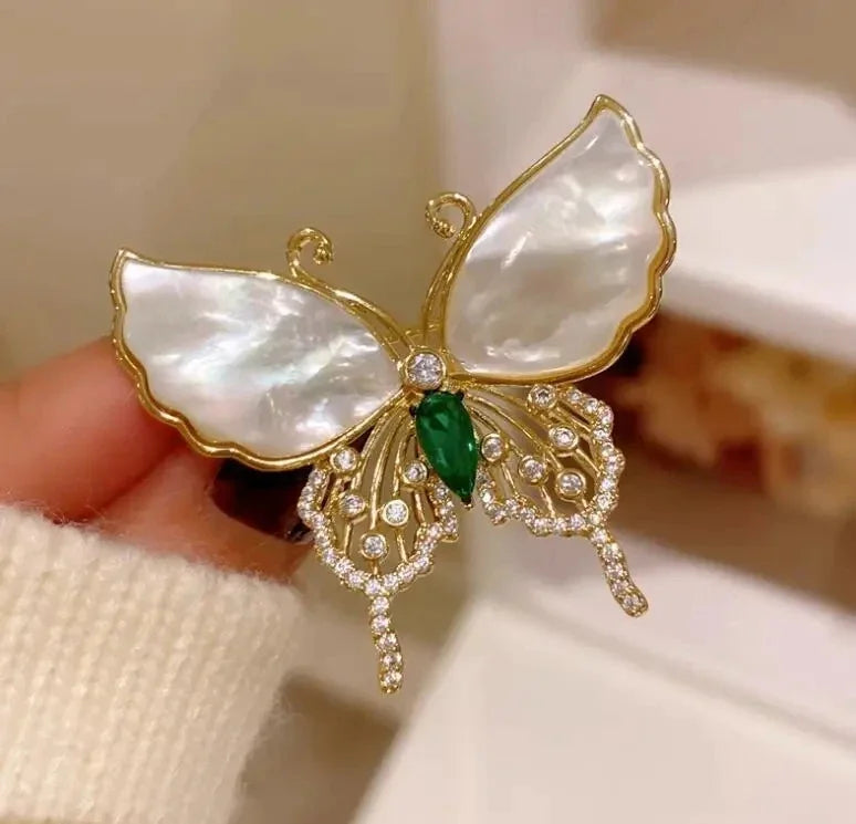 Prachtige paarse lavendel kristallen strass broche - Elegante bloemenpin voor jassen & luxe sieraad cadeau voor haar