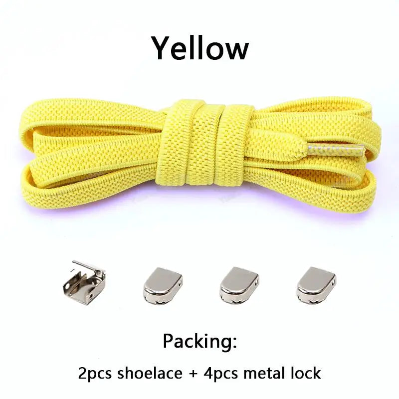 Moeteloze Elastische Geen-Knoop Veters voor Sneakers - Perfecte Pasvorm voor Kinderen en Volwassenen!