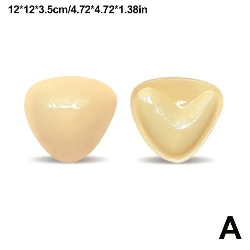 Revolutionaire Zelfklevende Push-Up Bh Inzetstukken - Herbruikbare Dubbelzijdige Vulingen voor de Ultieme Borstlift!