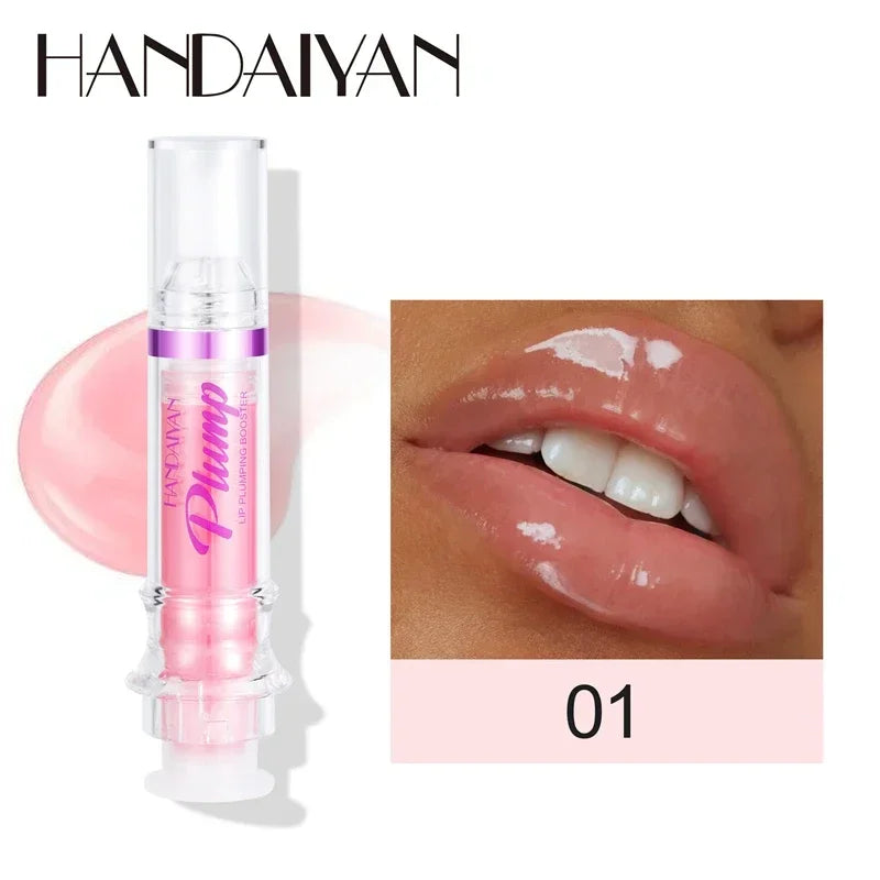 Bereik Weelderige Lippen met PLUMP POUT Lip Plumping Booster Gloss - Hoge Glans, Extreme Glans, en Kristalvolume Lipolie voor een Volle, Mooie Lippen!