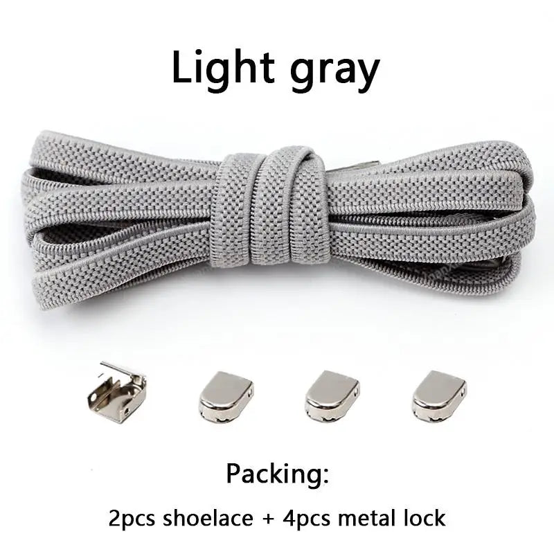 Moeteloze Elastische Geen-Knoop Veters voor Sneakers - Perfecte Pasvorm voor Kinderen en Volwassenen!