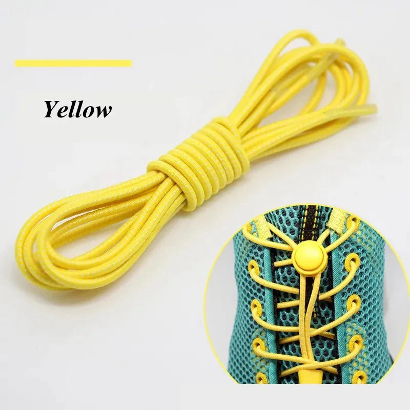 Verbeter Je Schoeisel met 22 Kleuren: Geen-Knoop, Elastische Ronde Veters voor Kinderen en Volwassenen - Snelle en Gemakkelijke Rubber Veters voor Sneakers!
