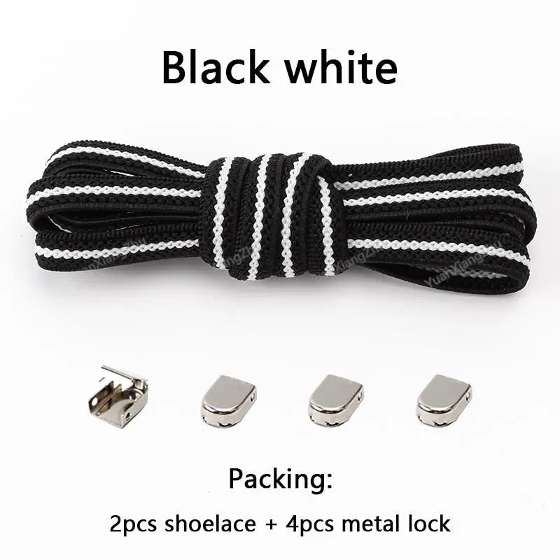 Moeteloze Elastische Geen-Knoop Veters voor Sneakers - Perfecte Pasvorm voor Kinderen en Volwassenen!
