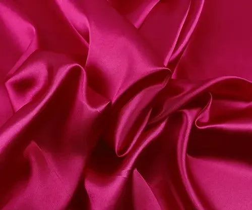 Satin Imitation Silk Fabric 150cm Wide Polyester Lining Cloth for Dresses Decor DIY Sewing by Meter