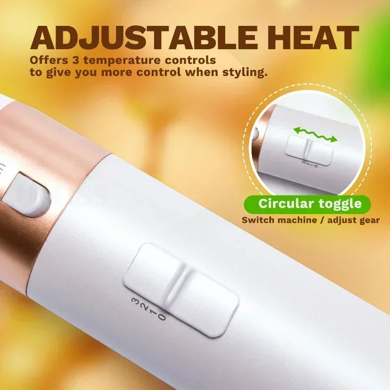 All-in-One 5-in-1 Haartoolset: Professionele Haardroger, Hete Kam, Krultang & Steiltang Compatibel met Dyson Airwrap voor Adembenemende Thuisstyling