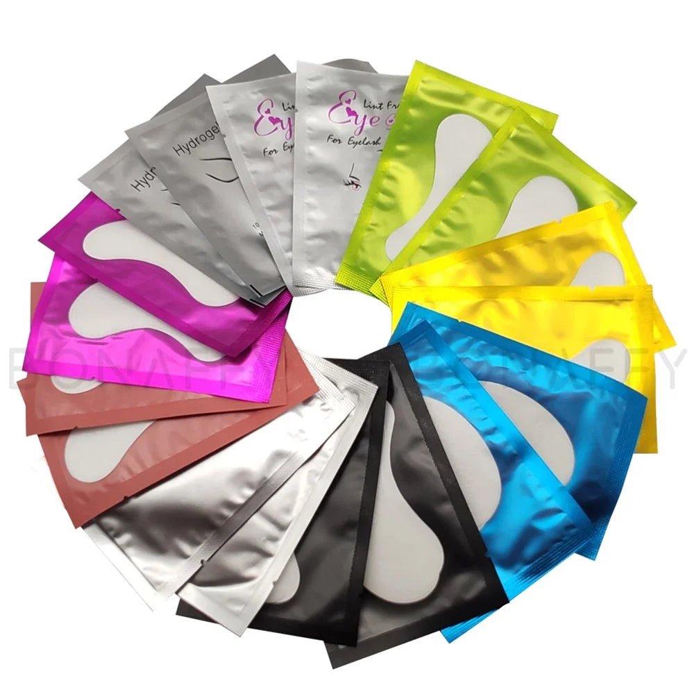 50 Paar Lintvrije Wimperextensions Patches voor Comfortabele Onder-Oog Verzorging - Perfect voor het Graften van Valse Wimpers!