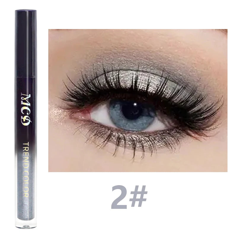 Glamoureuze 13-kleur Waterdichte Vloeibare Oogschaduw Palette - Hoge Glans, Langhoudend en Vlekbestendige Make-up voor Indrukwekkende Looks