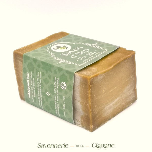 Savon Alep pur à l'huile d'olive 200g-1