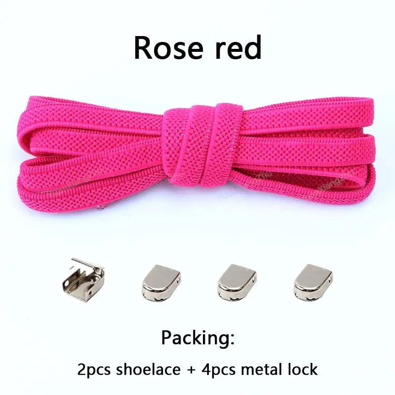 Moeteloze Elastische Geen-Knoop Veters voor Sneakers - Perfecte Pasvorm voor Kinderen en Volwassenen!