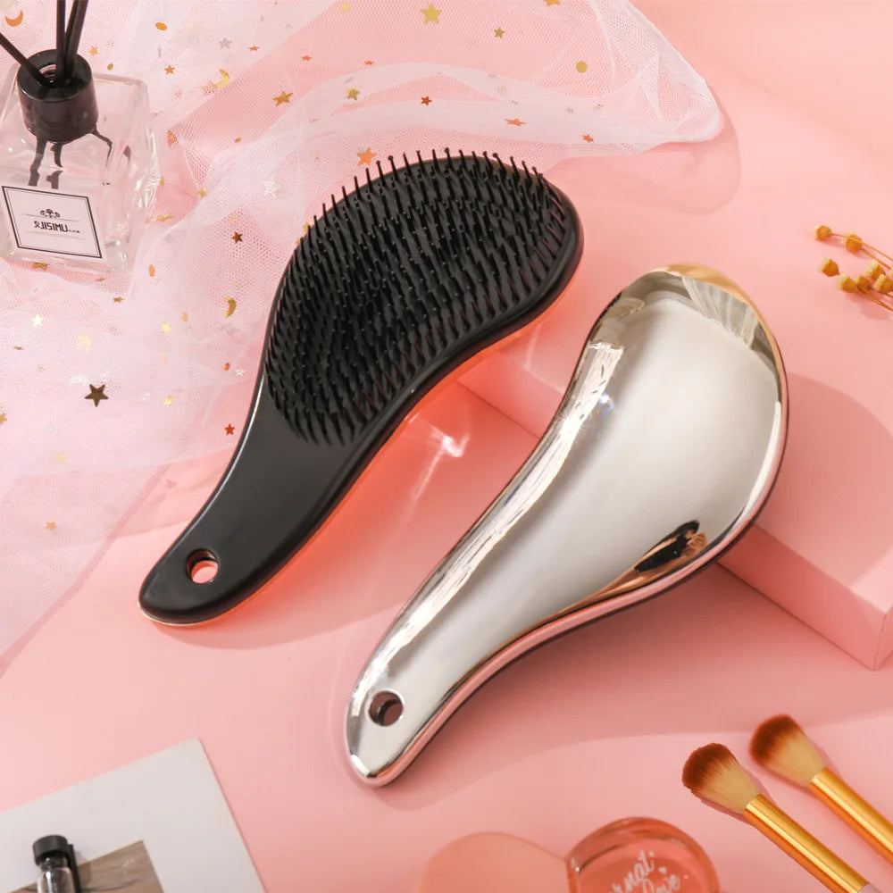 Revitaliseer je haar met onze anti-statische luchtkussen-massageborstel - Perfect voor klittenvrije styling!
