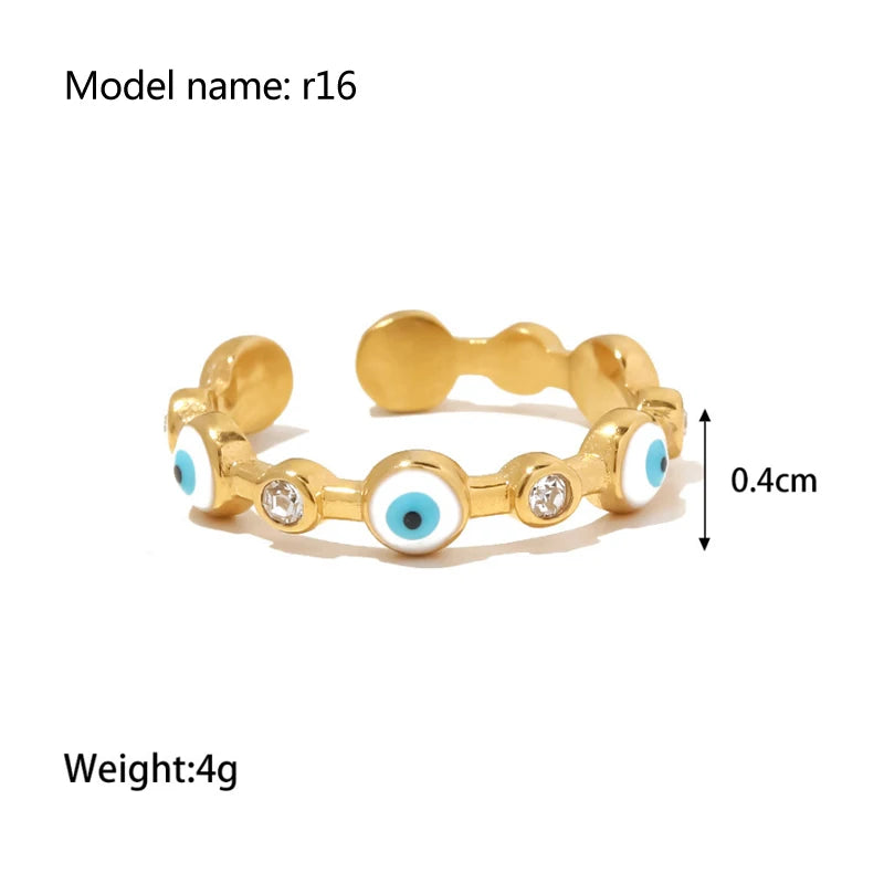 2025 Retro Hollow Zirconringen voor Vrouwen – Luxe Gouden Slangontwerp Trendsettende RVS Sieraden