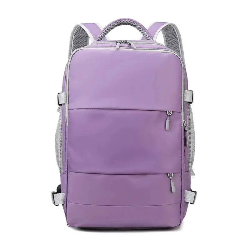 Stijlvolle en Veilige Vrouwen Reisrugzak - Ruim, Waterdicht, Diefstalbestendig Ontwerp met Bagagestrap voor Laptops en Meer!