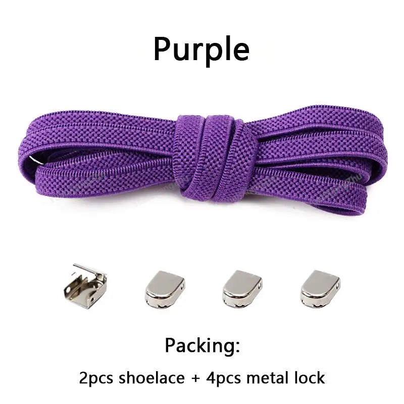 Moeteloze Elastische Geen-Knoop Veters voor Sneakers - Perfecte Pasvorm voor Kinderen en Volwassenen!