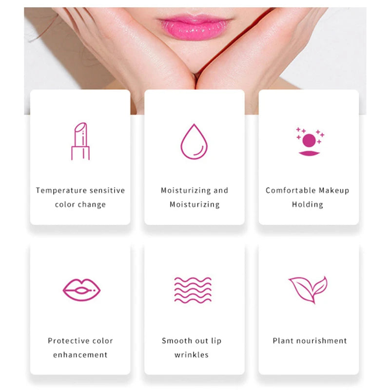 DAIMANPU Sterrenhemel Glanzende Jelly Lipstick - Schattige Kleurveranderende Roze voor Meisjes! Hydraterend en Voedend voor Weelderige Lippen