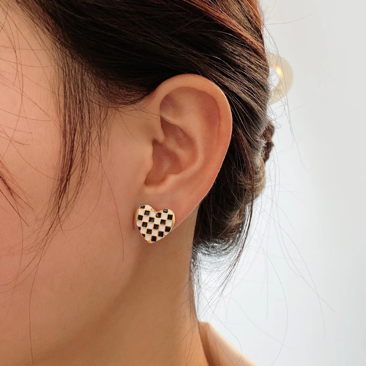 2023 Mode Hartvormige Stud Oorbellen voor Dames - Koreaans Geïnspireerde Elegante Lichtgewicht Luxe Liefdesdruppels - Chique Sieraad Cadeau voor Meisjes