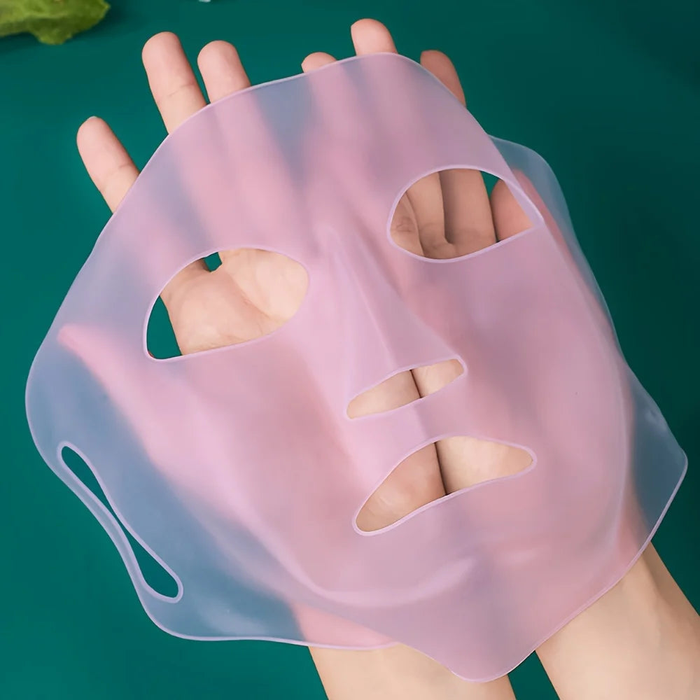 Revitaliseer je huid met onze 3D siliconen masker cover - herbruikbaar oor-hangend hydraterend en verstrakend gezichtsverzorgingshulpmiddel!