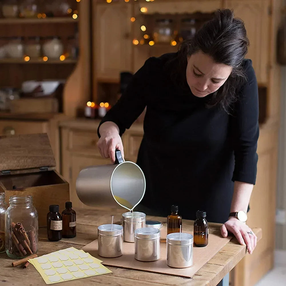 Candle Wick Stickers | Wick Adhesive Dots for Candle Making | Double Sided Wick Tabs DIY Candle Supplies