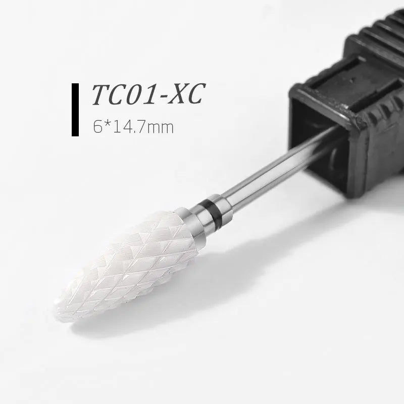 Premium Keramische Vijlbits - Elektrische Pedicure & Manicure Polijstgereedschap voor Moeiteloos Nagelart & Cuticle Verzorging
