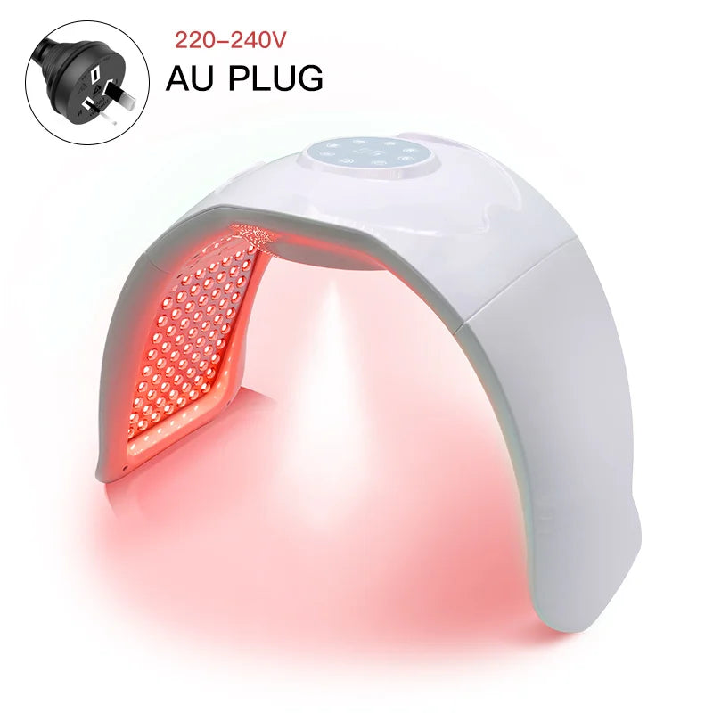 Revitaliseer je huid met de 8-kleurige LED koude nano spray fototherapie gezichtsmaske - Geniet van rode lichttherapie en hydraterende stoom voor een spa-achtige ervaring!