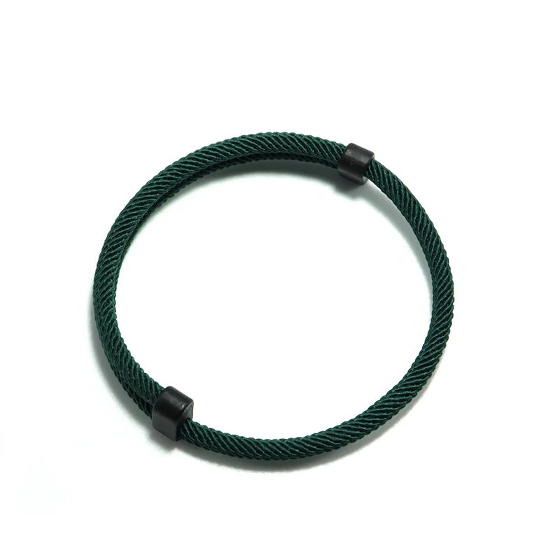 Stijlvolle Verstelbare Rode Draad Armband voor Stellen - Perfect voor Lovers, Minimalisten, Yoga- en Meditatie Enthousiastelingen