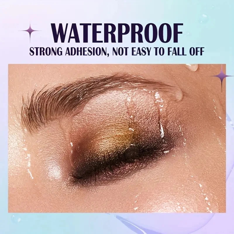 Glamoureuze 13-kleur Waterdichte Vloeibare Oogschaduw Palette - Hoge Glans, Langhoudend en Vlekbestendige Make-up voor Indrukwekkende Looks