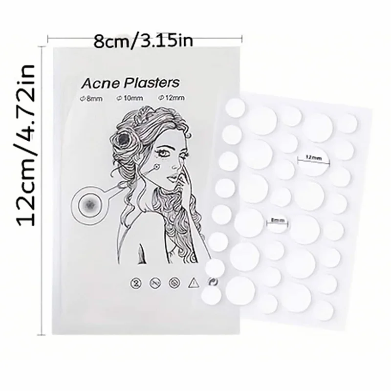 36 Premium Onzichtbare Acne Dot Pleisters - Hydrocolloïde Vlek Behandeling Stickers voor een Duidelijker Gezicht