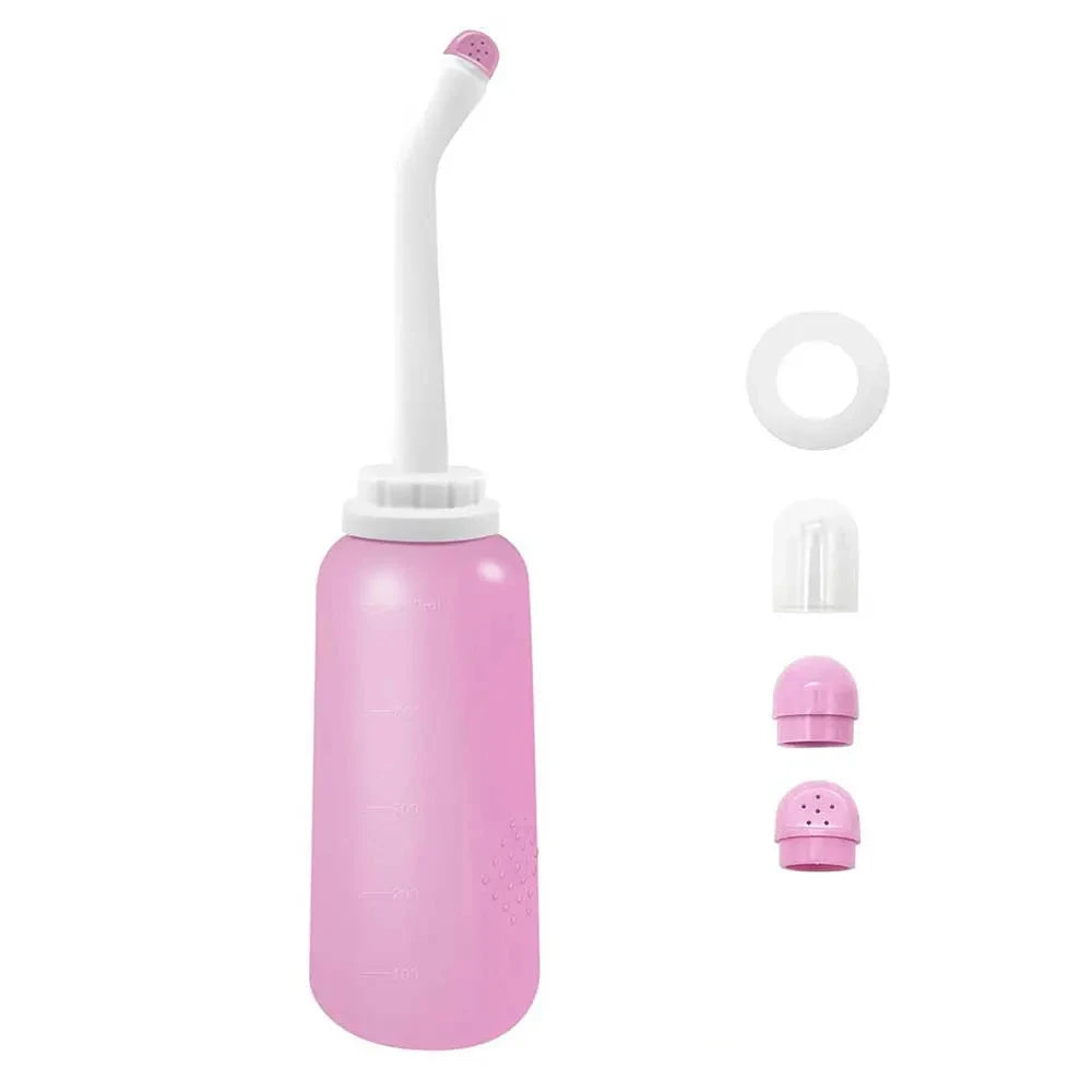 500ml Reisvriendelijke Handheld Bidet Spray - Perfect voor Mama's, Baby's en Zwangere Vrouwen - De Ultieme Reinigingsoplossing voor Babyshowers!