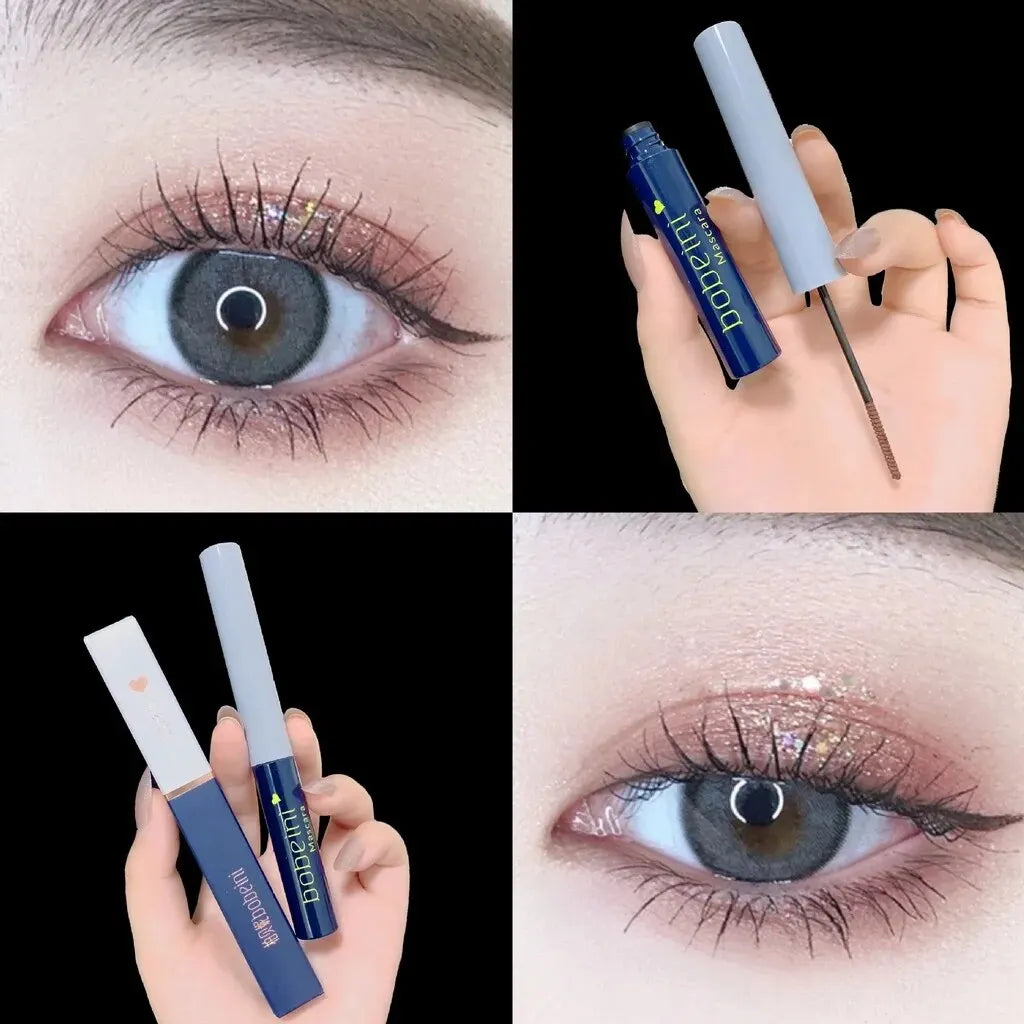 Ultieme Waterdichte Mascara met Glad Borsteltje – Vlekvrij & Zweetbestendig, Perfect voor Beginners!