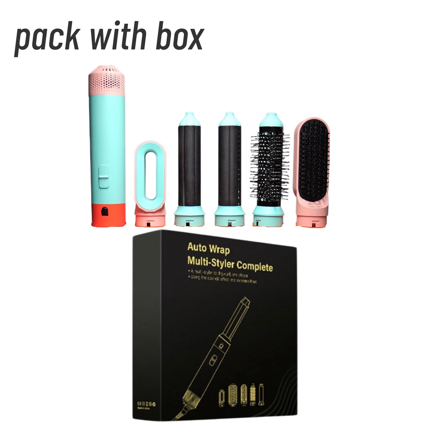 Veelzijdige 5-in-1 Haardroger en Multi Styler met Krulborstel - jouw ultieme stylingtool voor hete lucht!