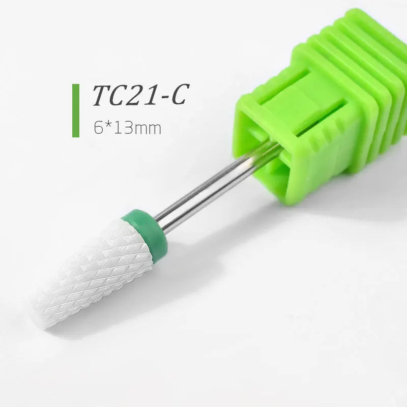 Premium Keramische Vijlbits - Elektrische Pedicure & Manicure Polijstgereedschap voor Moeiteloos Nagelart & Cuticle Verzorging
