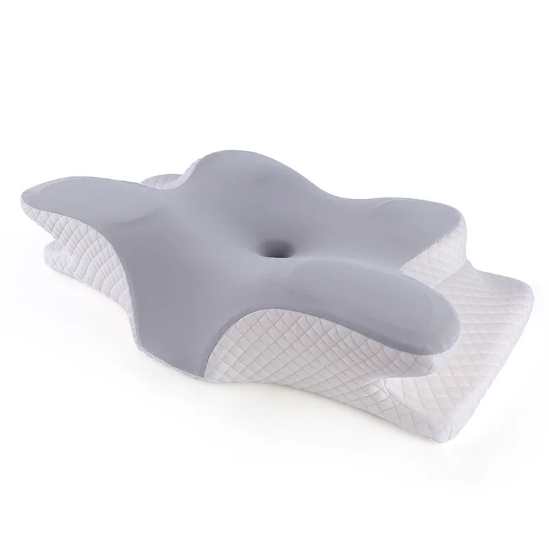 Ergonomisch Geheugenfoam Cervicale Nek Pillow - Ultieme Ondersteuning voor Zijslapers, Rugslapers en Buikslapers