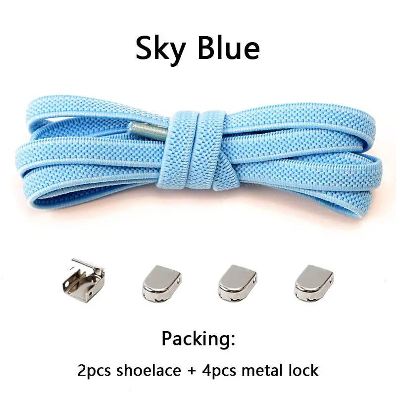 Moeteloze Elastische Geen-Knoop Veters voor Sneakers - Perfecte Pasvorm voor Kinderen en Volwassenen!