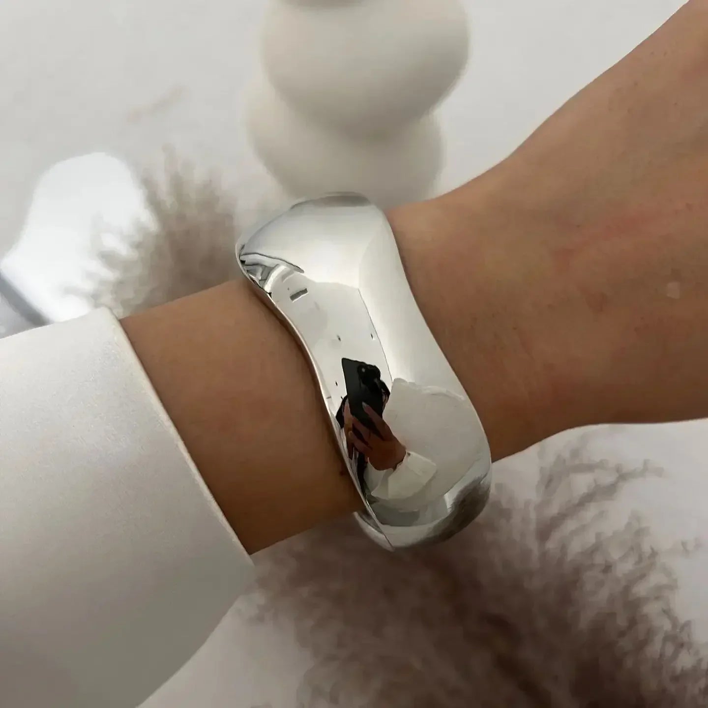Luxe Brede Handboeien in Punk Goud en Zilver - Gedurfde Geometrische Metalen Statement Sieraden voor Vrouwen en Mannen