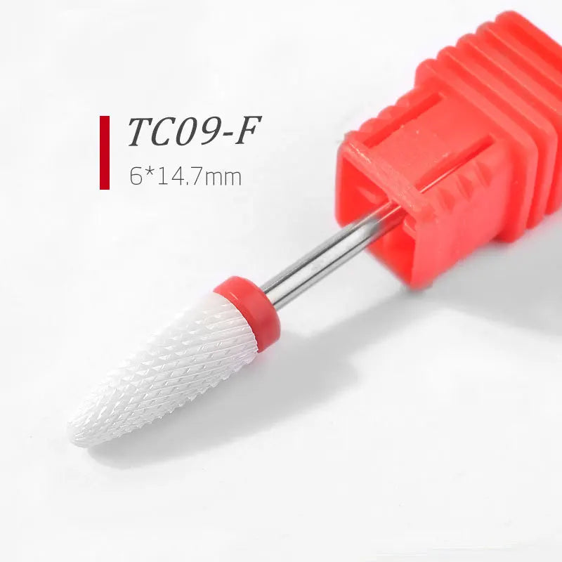 Premium Keramische Vijlbits - Elektrische Pedicure & Manicure Polijstgereedschap voor Moeiteloos Nagelart & Cuticle Verzorging