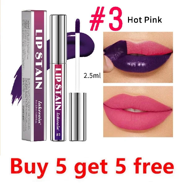 Stralende Roze Peel Off Lippenstain - Langdurig, Waterproof en Transfer Proof voor Moeiteloze Dagelijkse Draagtijd! Perfecte Cosmetische Oplossing voor Vrouwen!