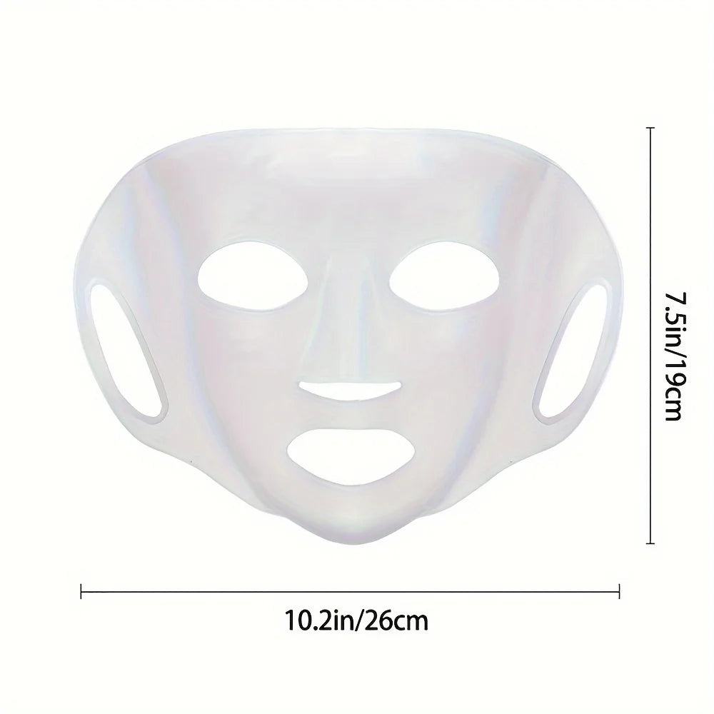 Revitaliseer je huid met onze 3D siliconen masker cover - herbruikbaar oor-hangend hydraterend en verstrakend gezichtsverzorgingshulpmiddel!